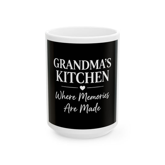 Grandma Gift Ceramic Mug | Grandma’s Kitchen Memories