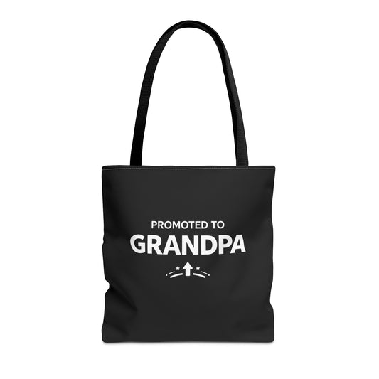 Grandpa Gift Tote Bag | Promoted to Grandpa
