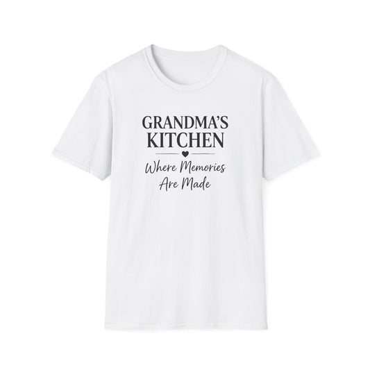 Grandma Gift T-Shirt | Grandma’s Kitchen Where Memories Are Made