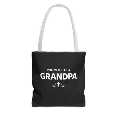 Grandpa Gift Tote Bag | Promoted to Grandpa