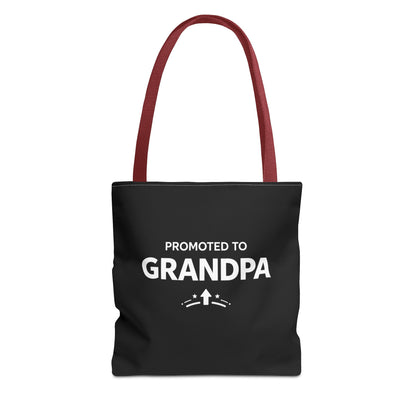 Grandpa Gift Tote Bag | Promoted to Grandpa