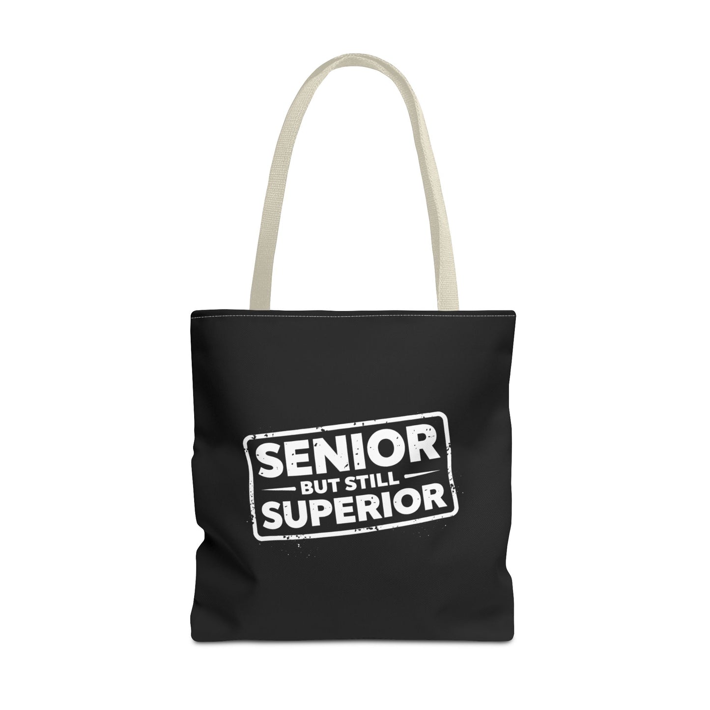 Funny Senior Tote Bag | Senior But Still Superior Gift Bag