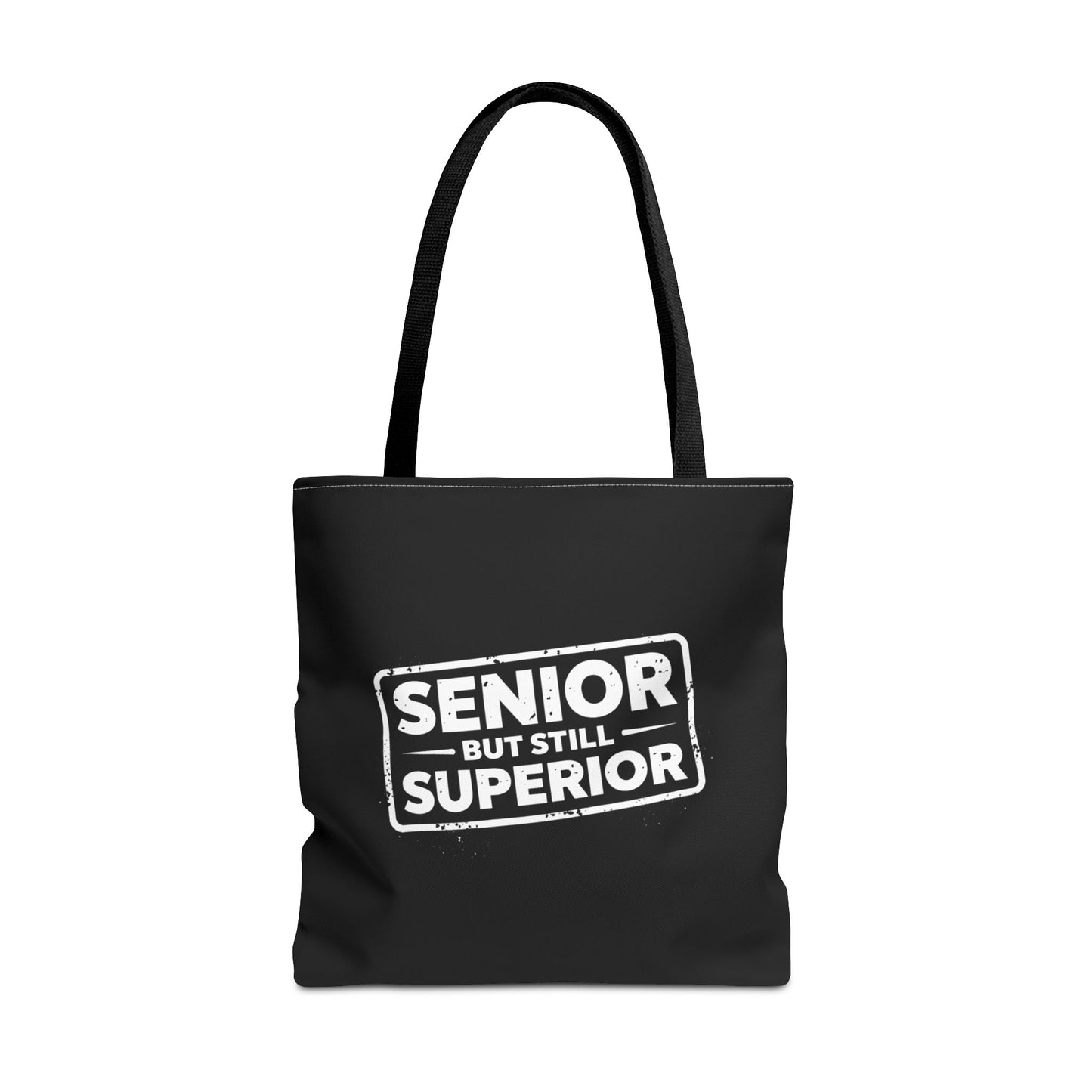 Funny Senior Tote Bag | Senior But Still Superior Gift Bag