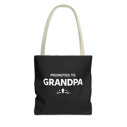 Grandpa Gift Tote Bag | Promoted to Grandpa