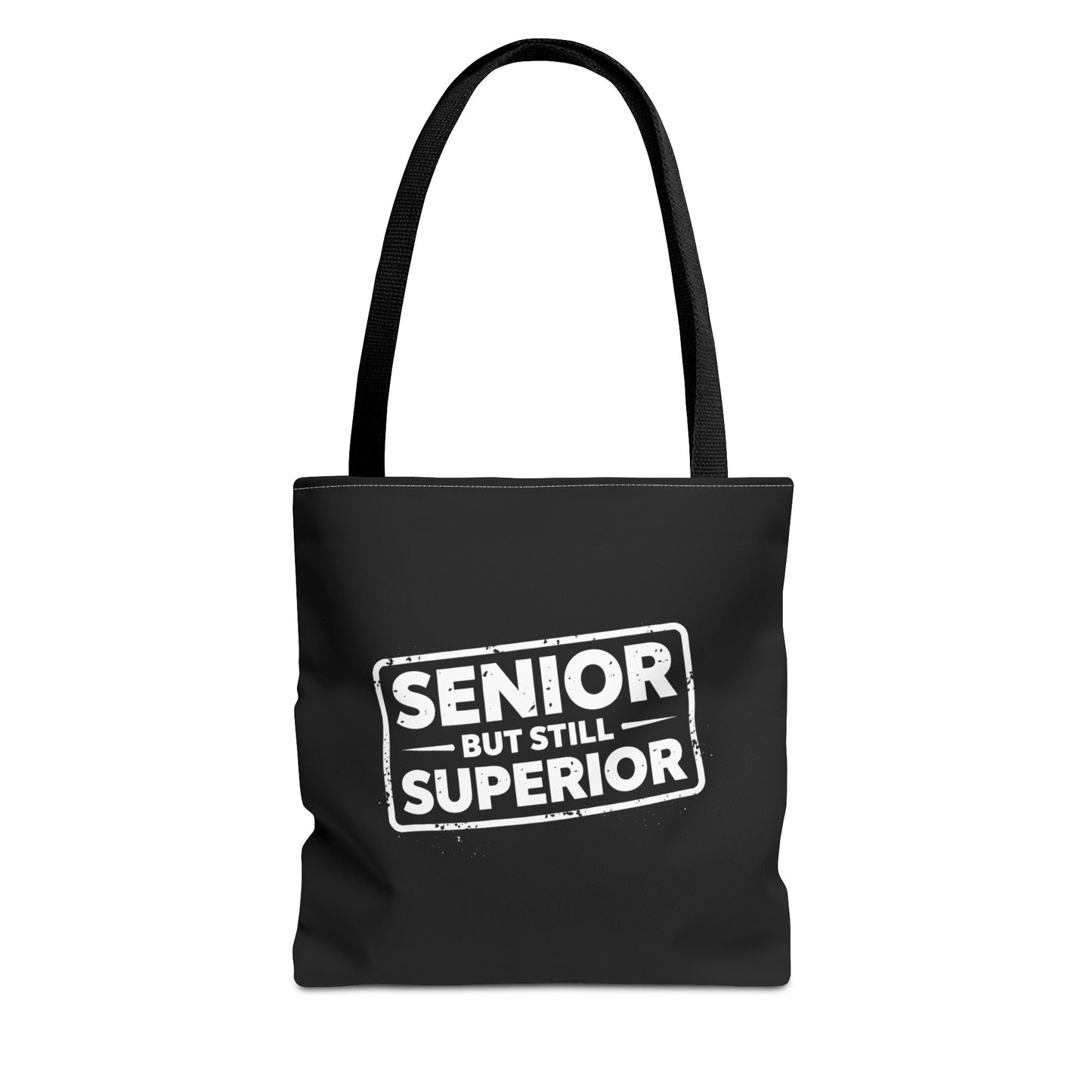 Funny Senior Tote Bag | Senior But Still Superior Gift Bag