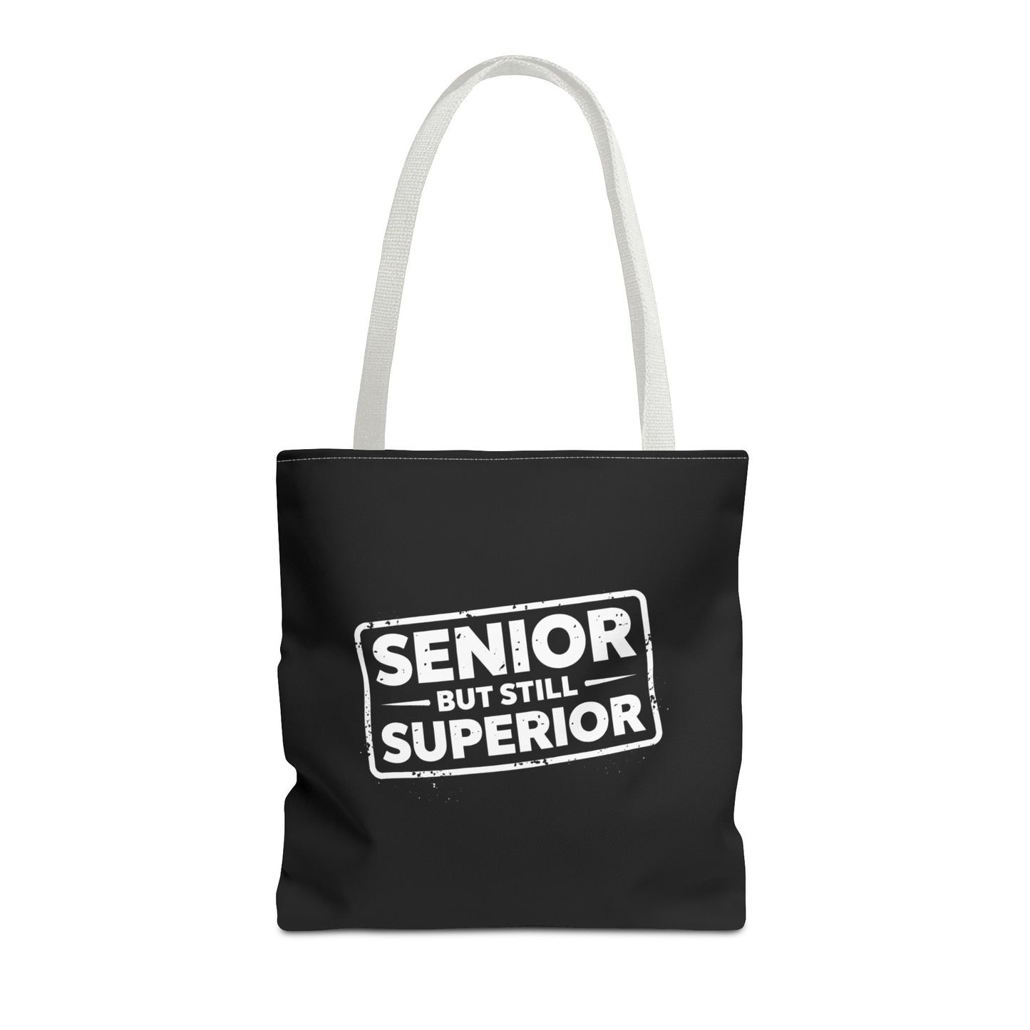 Funny Senior Tote Bag | Senior But Still Superior Gift Bag