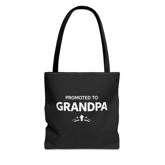 Grandpa Gift Tote Bag | Promoted to Grandpa